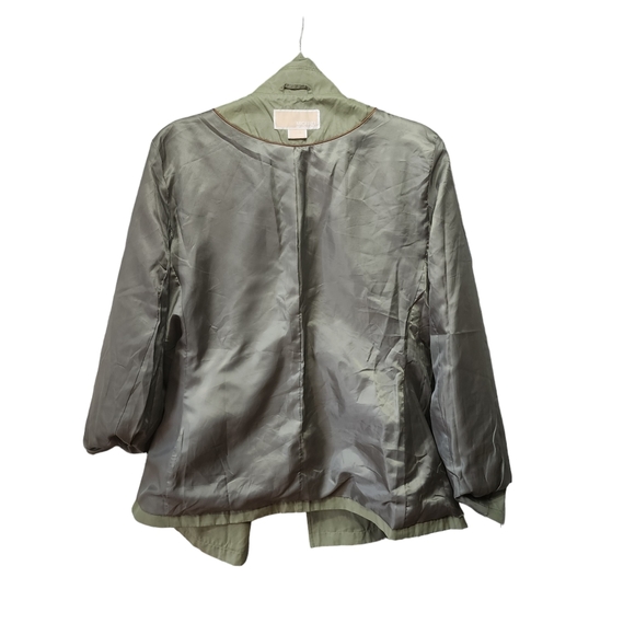 Michael Kors Green Outerwear Button Down Coat Jacket Womens Size Large - Picture 4 of 8